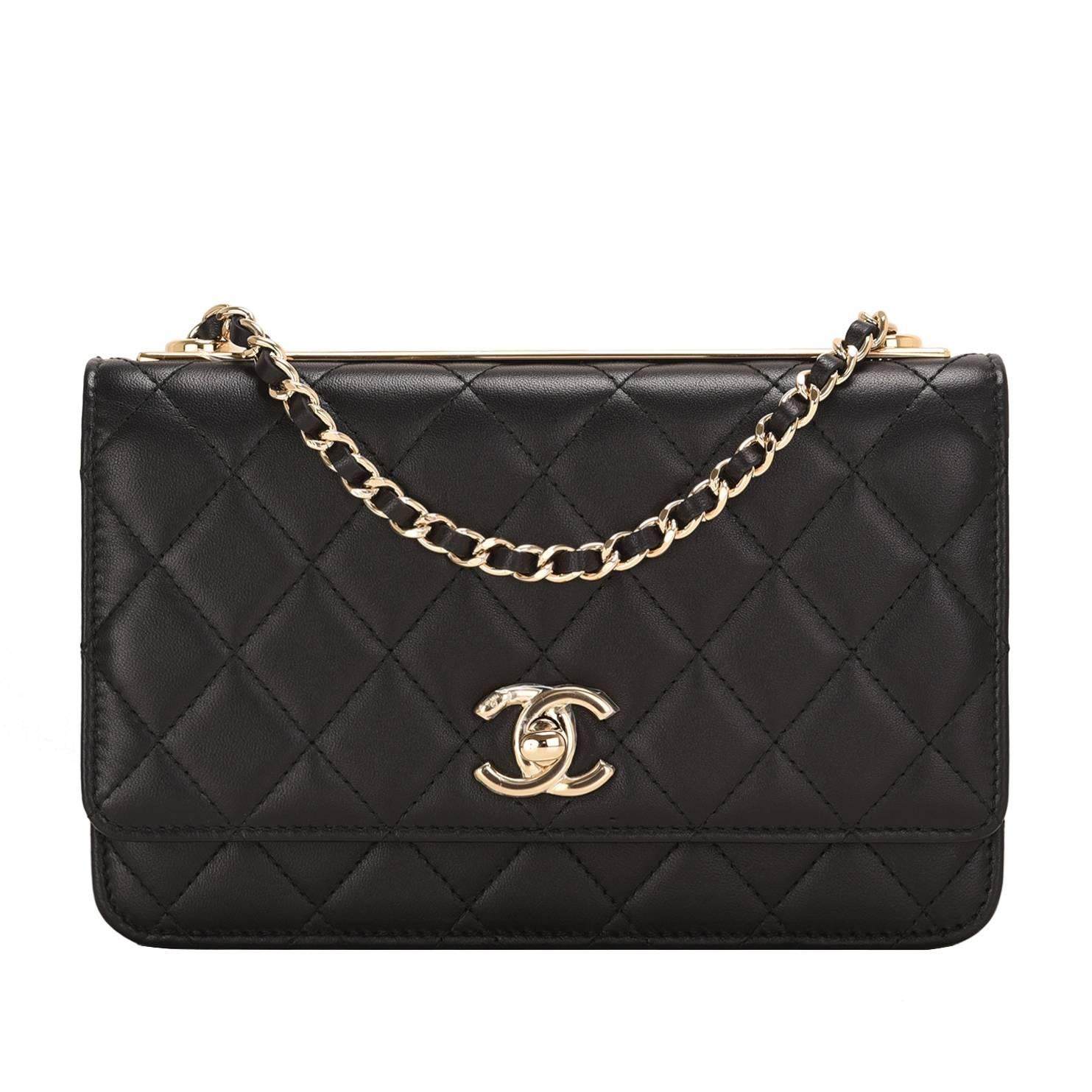 Chanel Trendy Cc Woc - For Sale on 1stDibs  chanel trendy woc, chanel  wallet on chain gold, chanel woc