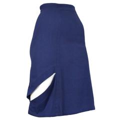 Martin Margiela Blue Slash Skirt 7