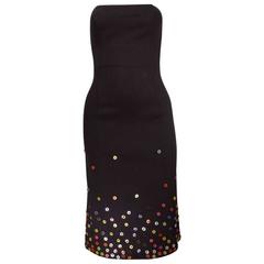 Moschino Bustier Dress with Whimsical Button Details 9