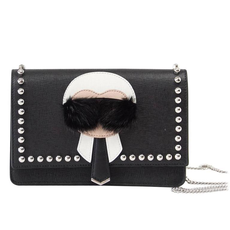 FENDI Bag Wallet on a Chain Karlito Karl Cross Body new at 1stdibs