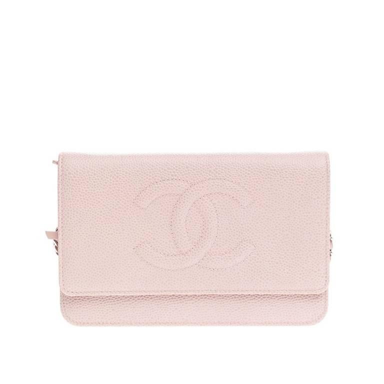 Chanel Timeless Wallet on Chain Caviar