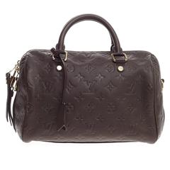 Louis Vuitton Speedy Bandouliere Monogram Empreinte Leather 25