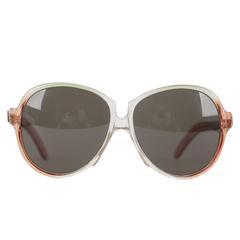 YVES SAINT LAURENT Vintage MINT womens OVERSIZED Sunglasses mod GAUDE