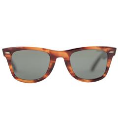 RAY-BAN B&L BAUSCH & LOMB U.S.A. vintage WAYFARER brown 50/24 L2053 sunglasses