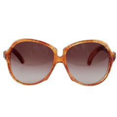 YVES SAINT LAURENT Vintage MINT Orange GAUDE 58/17 Oversized SUNGLASSES 5