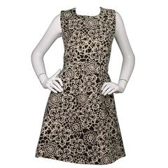 Thakoon Brown and Ivory Printed Dress Sz 6