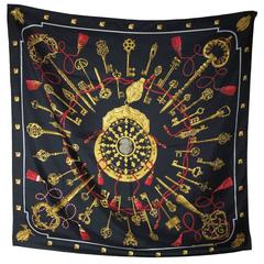 Hermes Silk Les Cles Scarf
