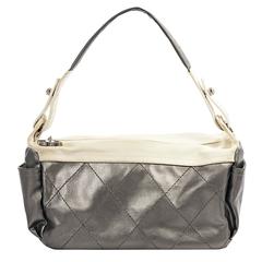 Chanel Silver Coated Paris Biarritz Bag (Limited Edition)