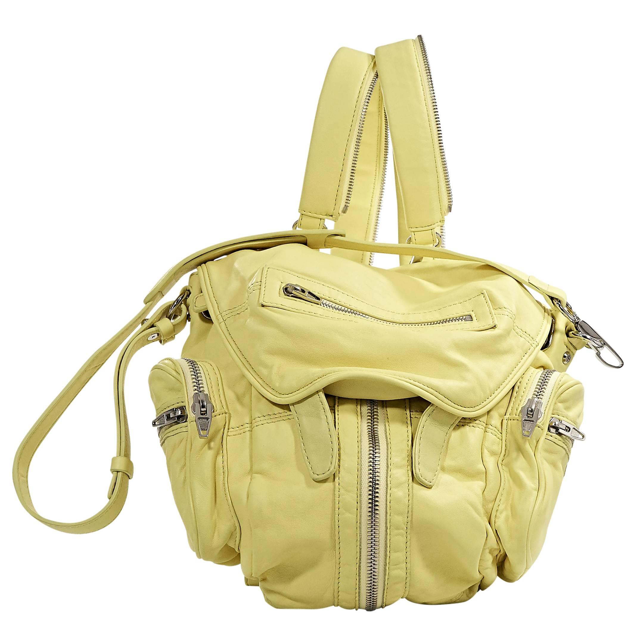 Yellow Alexander Wang Marti Convertible Backpack