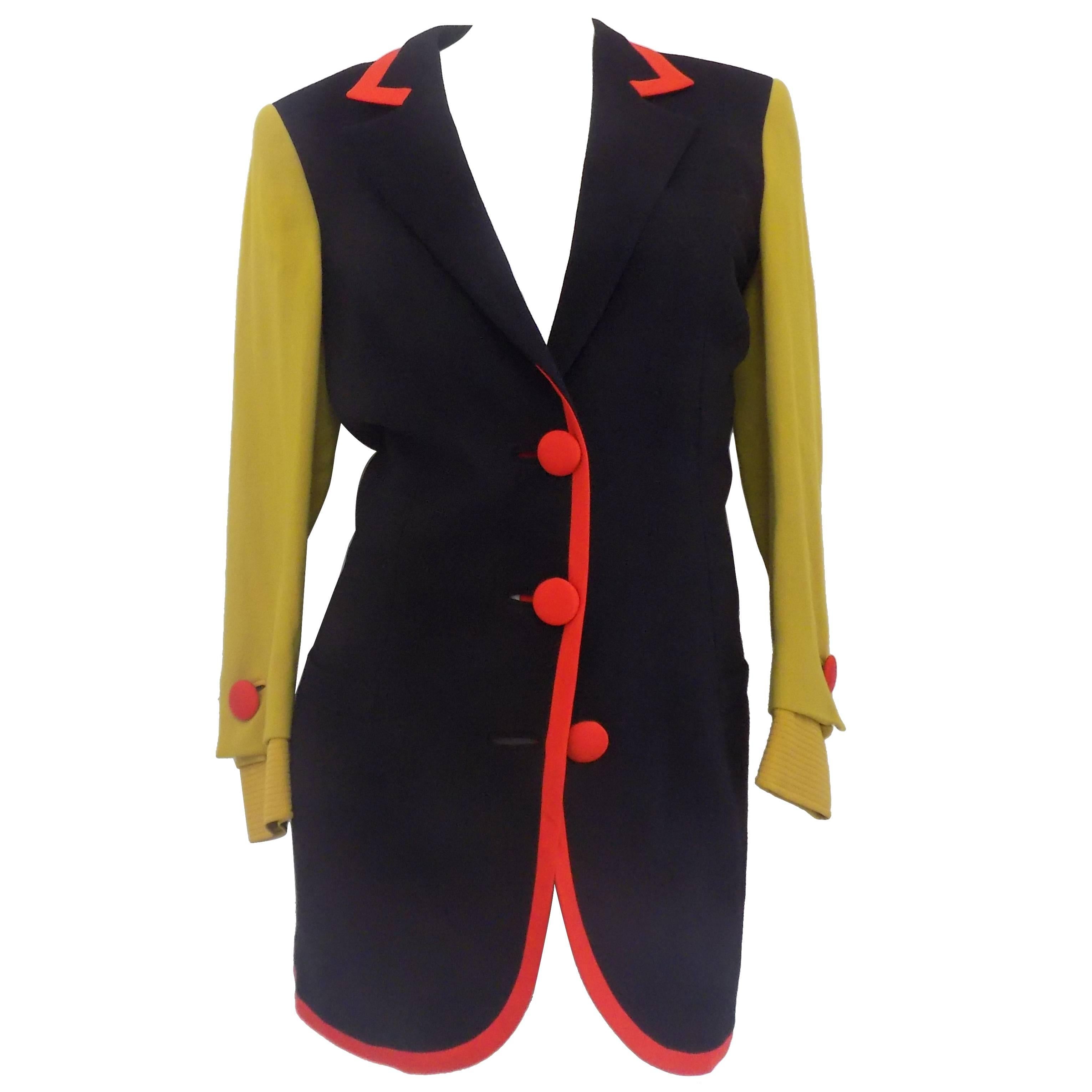 1980s Gianni Versace Multicolour Jacket