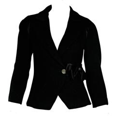 Black Chanel Wool Jacket