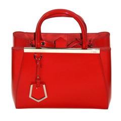 Fendi "Petite 2jours" Bag - Red Patent Leather - Pristine Condition