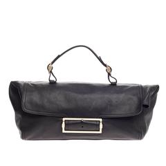 Givenchy Buckle Bag Leather East West