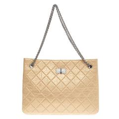 Chanel Reissue 2.55 Tote Aged Quilted Calfskin at 1stDibs