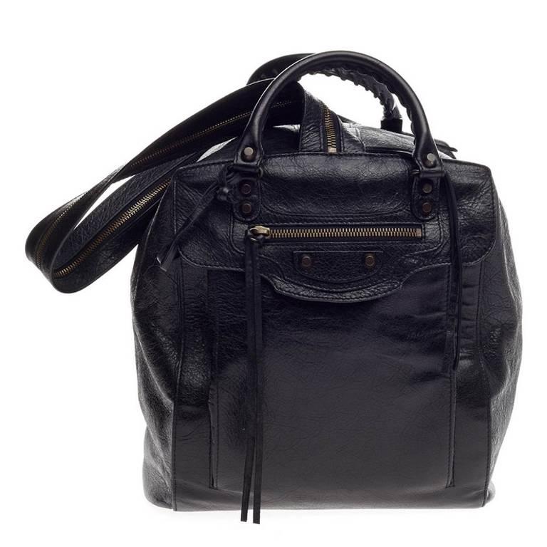Balenciaga Classic Zip Traveler Backpack Leather at 1stDibs