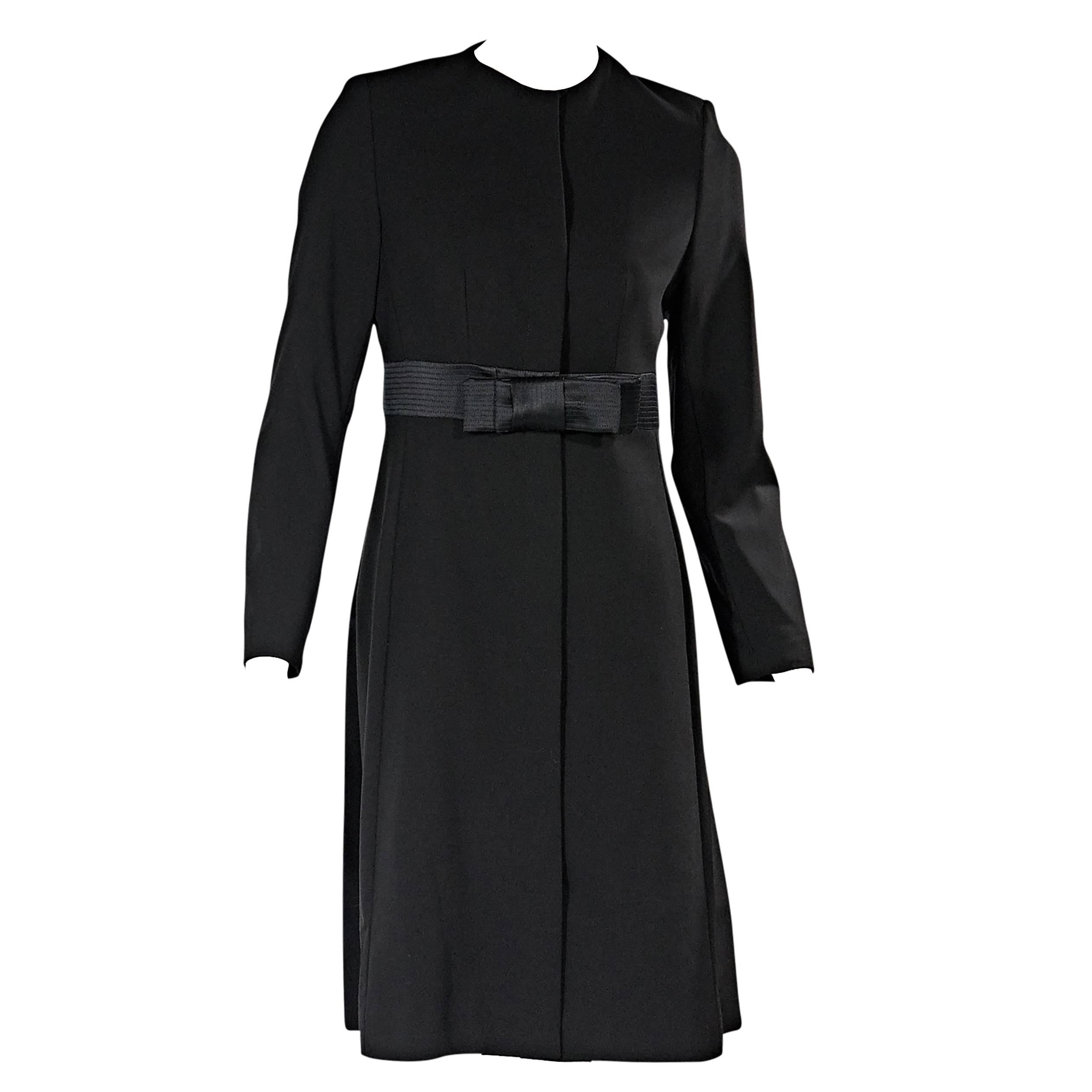 Black Celine Wool Coat