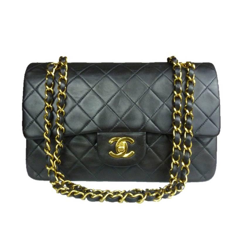 Chanel Black Timeless 23cm Bag For Sale