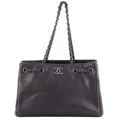 Chanel Open Chain Shopping Tote Caviar Large