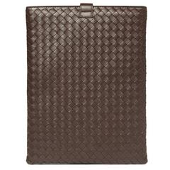 Brandnew Bottega Veneta Ebano Woven Ipad Case