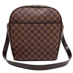 Louis Vuitton Ipanema GM Brown Ebene Damier Canvas Shoulder Bag