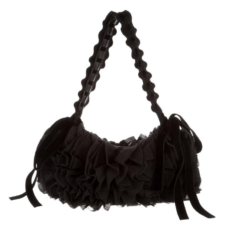 Tom Ford for Yves Saint Laurent Leather, Lace and Silk Evening Bag Fall ...