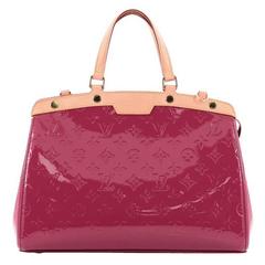 LOUIS VUITTON Red Patent Monogram Vernis Brea MM 500001