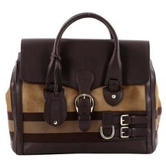 Gucci Heritage Web Boston Pony Hair and Leather Large