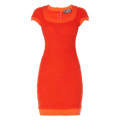 Versace Orange dress, Autumn/Winter 1991