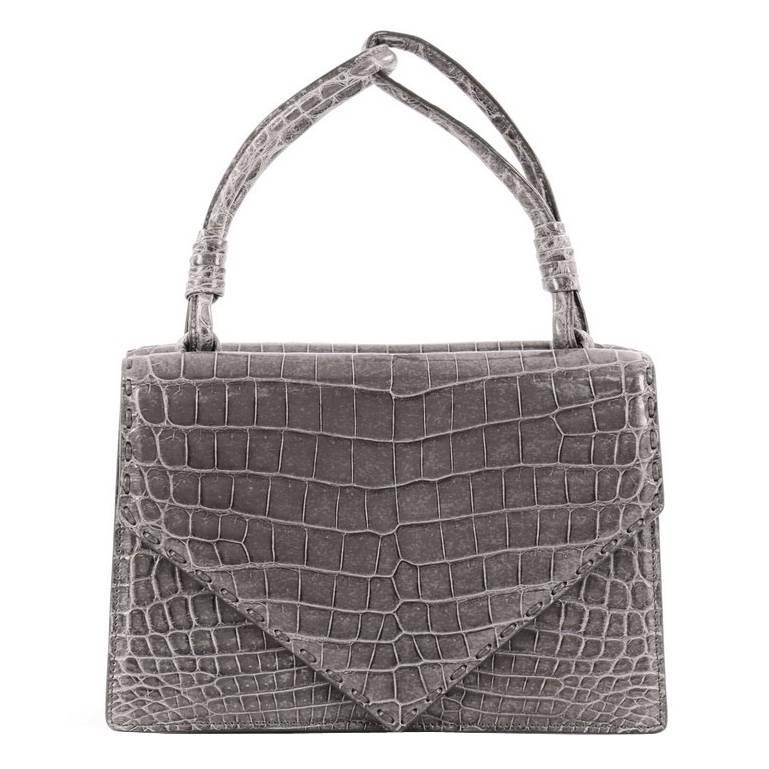 Bottega Veneta Luxanil Bag Crocodile