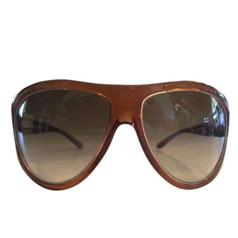 Tom Ford Oversized Sunglasses Brown