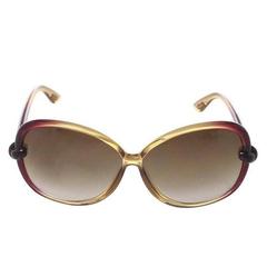 Tom Ford Oversized Sunglasses Burgundy