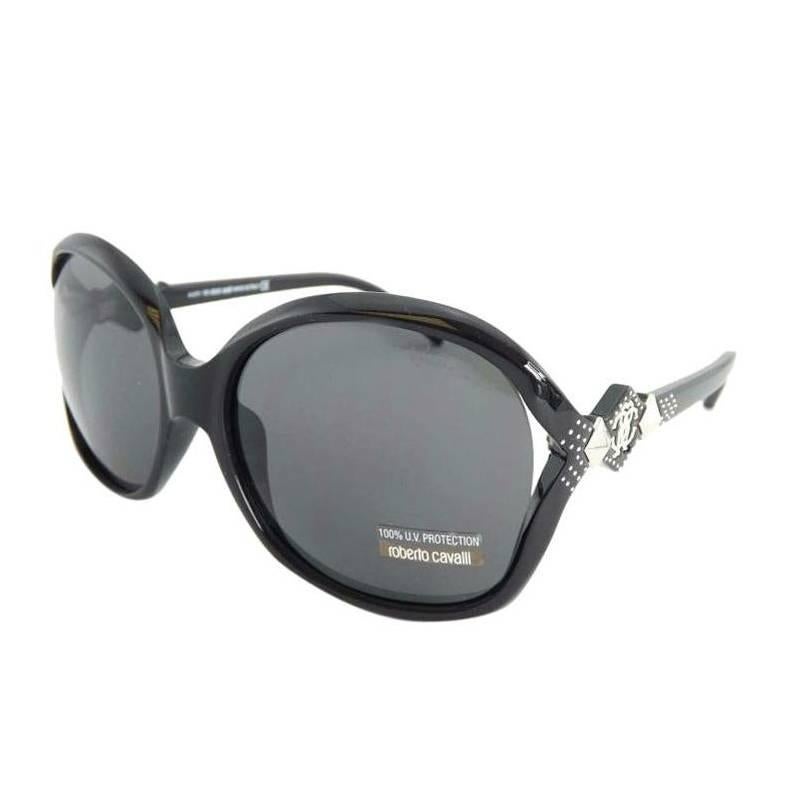 Roberto Cavalli Oversized Sunglasses Black For Sale