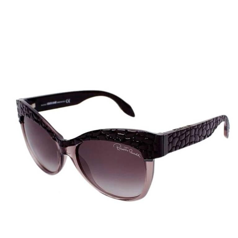 Roberto Cavalli Sunglasses Brown For Sale