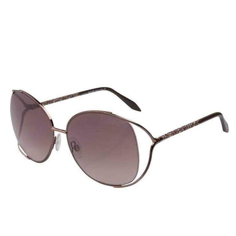 Roberto Cavalli Sunglasses Brown For Sale