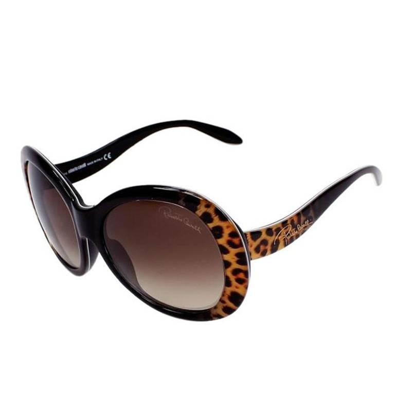 Roberto Cavalli Sunglasses Black and Brown For Sale