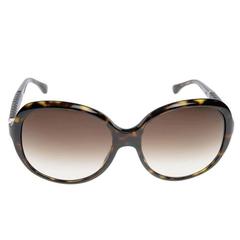 Chanel Sunglasses Dark Tortoise and Brown