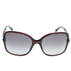 Chanel Sunglasses Red and Silver