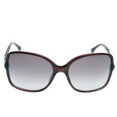 Chanel Sunglasses Red and Silver 5
