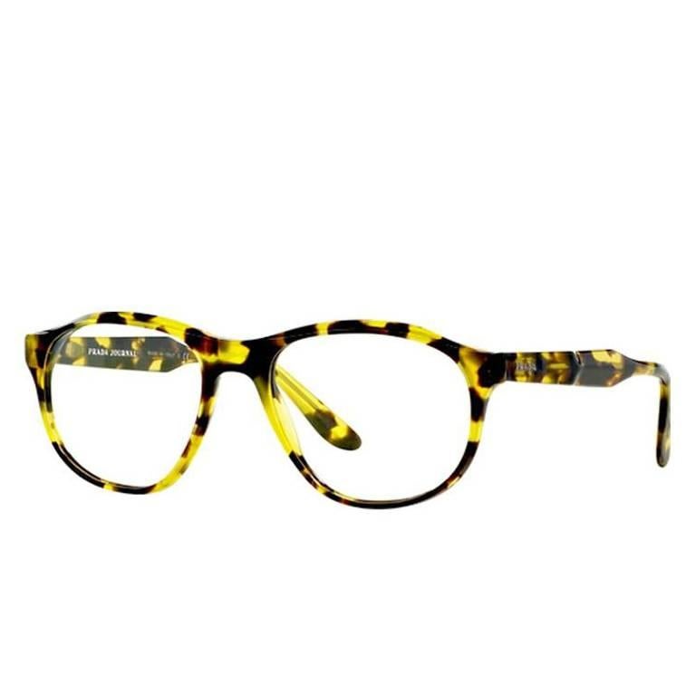 Prada Eyeglasses Yellow Havana For Sale