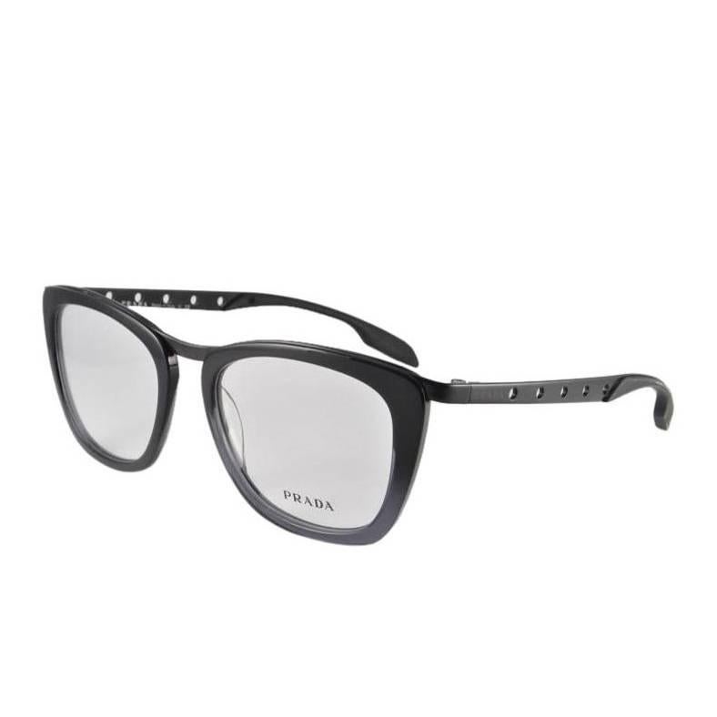 Prada Eyeglasses Black Gradient Gray For Sale