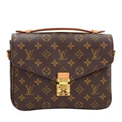 Used Louis Vuitton Pochette Metis Monogram Canvas Hand Bag