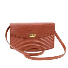Vintage Louis Vuitton Tilsitt Brown Kenyan Fawn Epi Leather Shoulder Pochette