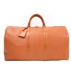 Vintage Louis Vuitton Keepall 50 Brown Cipango Gold  Epi Leather Travel Bag