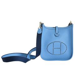 Hermes Evelyne TPM Mini Blue Paradise Amazone Strap JaneFinds 11