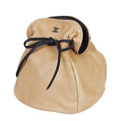 Vintage Chanel Draw String Mini Handbag, Evening Bag Rare