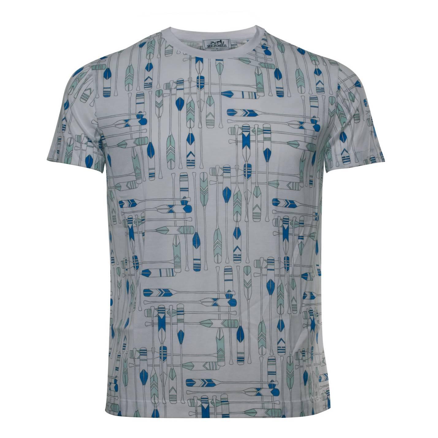 Hemes T-shirt Pagaie Size M Color Bleu Sport 2016. For Sale