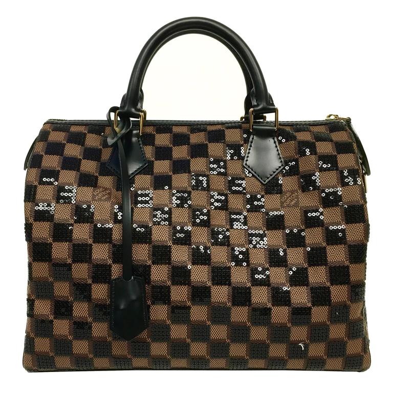 louis vuitton speedy with sequins