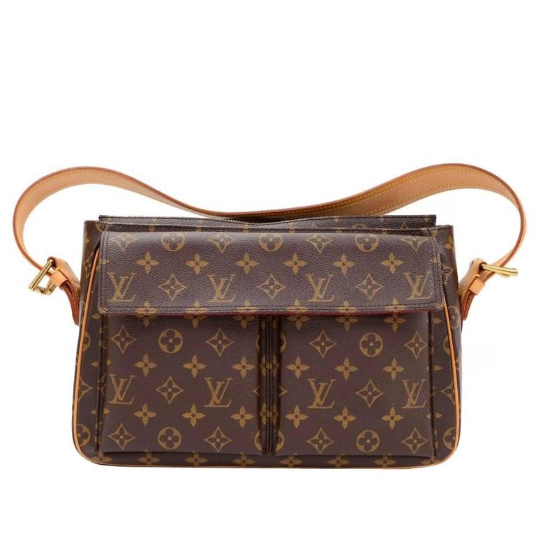 LOUIS VUITTON Monogram Canvas Viva Cite GM Shoulder Bag