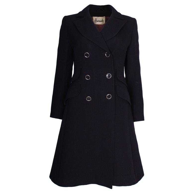 Mansfield for Harrods Navy Blue Coat For Sale at 1stDibs | mansfield ...