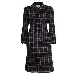 Oleg Cassini Couture Black and White Coat 12